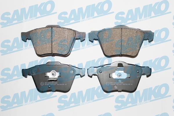 Samko 5SP1237 - Kit de plaquettes de frein, frein à disque cwaw.fr