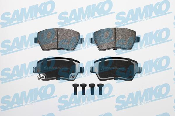 Samko 5SP1229 - Kit de plaquettes de frein, frein à disque cwaw.fr