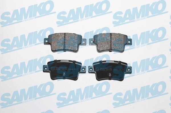 Samko 5SP1224 - Kit de plaquettes de frein, frein à disque cwaw.fr