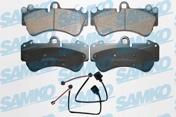 Samko 5SP1226A - Kit de plaquettes de frein, frein à disque cwaw.fr