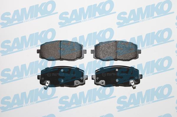 Samko 5SP1220 - Kit de plaquettes de frein, frein à disque cwaw.fr