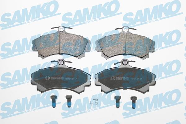 Samko 5SP1221 - Kit de plaquettes de frein, frein à disque cwaw.fr