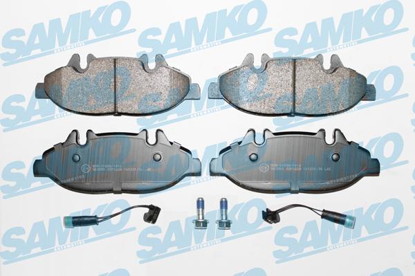 Samko 5SP1228 - Kit de plaquettes de frein, frein à disque cwaw.fr