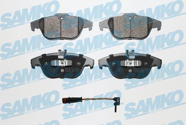 Samko 5SP1274A - Kit de plaquettes de frein, frein à disque cwaw.fr