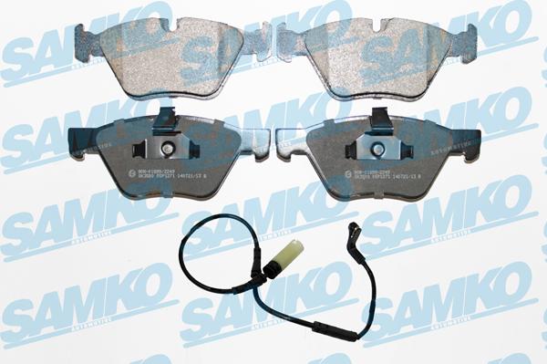 Samko 5SP1271A - Kit de plaquettes de frein, frein à disque cwaw.fr