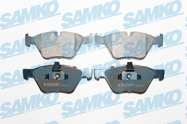 Samko 5SP1271 - Kit de plaquettes de frein, frein à disque cwaw.fr