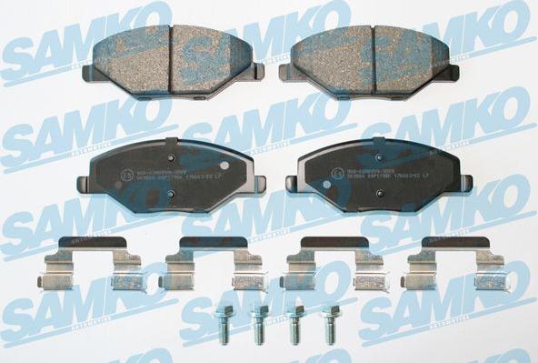 Samko 5SP1795K - Kit de plaquettes de frein, frein à disque cwaw.fr