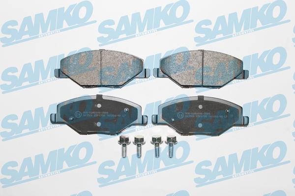 Samko 5SP1795 - Kit de plaquettes de frein, frein à disque cwaw.fr