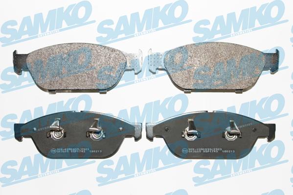 Samko 5SP1743 - Kit de plaquettes de frein, frein à disque cwaw.fr