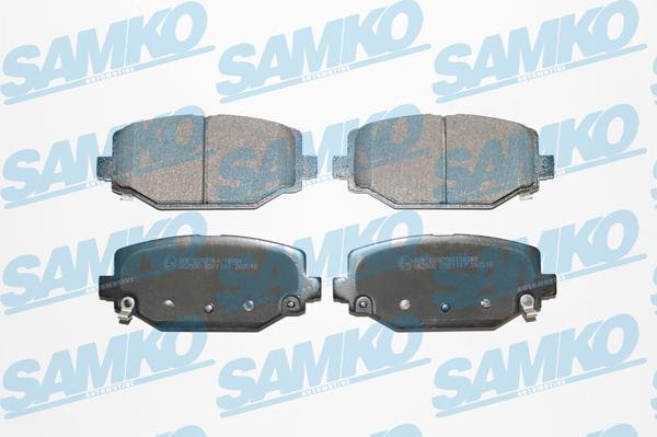 Samko 5SP1747 - Kit de plaquettes de frein, frein à disque cwaw.fr