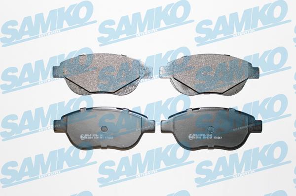 Samko 5SP1751 - Kit de plaquettes de frein, frein à disque cwaw.fr