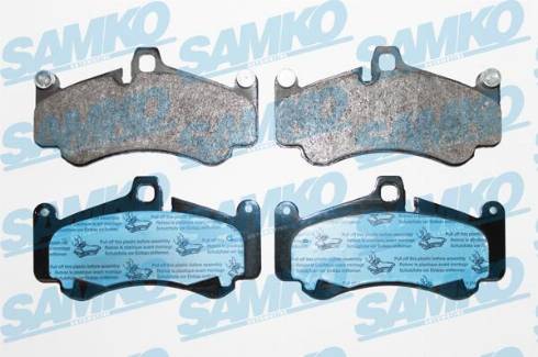 Samko 5SP1765 - Kit de plaquettes de frein, frein à disque cwaw.fr