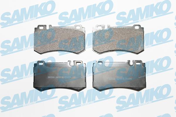 Samko 5SP1719 - Kit de plaquettes de frein, frein à disque cwaw.fr