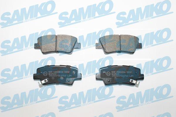 Samko 5SP1710 - Kit de plaquettes de frein, frein à disque cwaw.fr