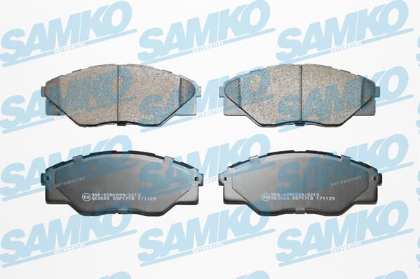 Samko 5SP1718 - Kit de plaquettes de frein, frein à disque cwaw.fr