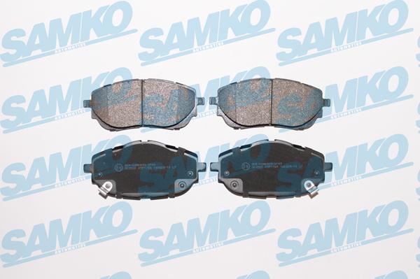 Samko 5SP1784 - Kit de plaquettes de frein, frein à disque cwaw.fr