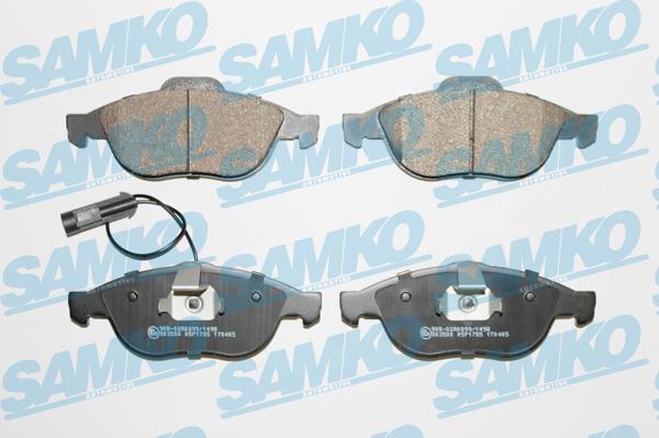 Samko 5SP1785 - Kit de plaquettes de frein, frein à disque cwaw.fr