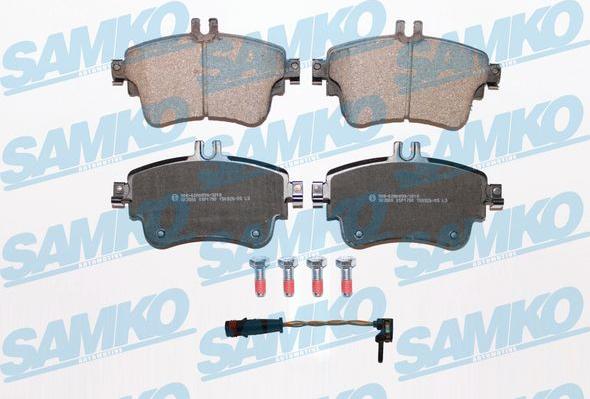 Samko 5SP1780A - Kit de plaquettes de frein, frein à disque cwaw.fr