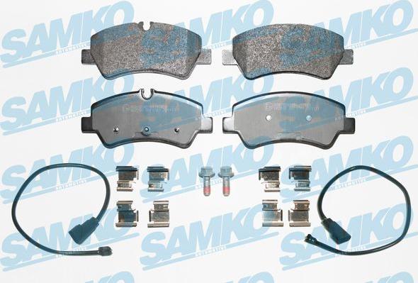 Samko 5SP1787A - Kit de plaquettes de frein, frein à disque cwaw.fr