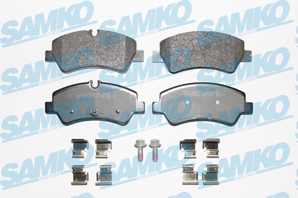 Samko 5SP1787 - Kit de plaquettes de frein, frein à disque cwaw.fr