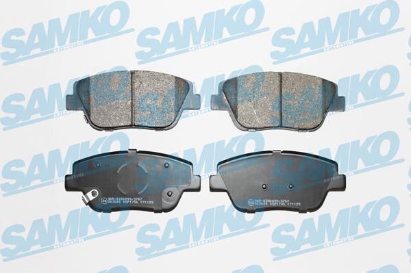 Samko 5SP1736 - Kit de plaquettes de frein, frein à disque cwaw.fr