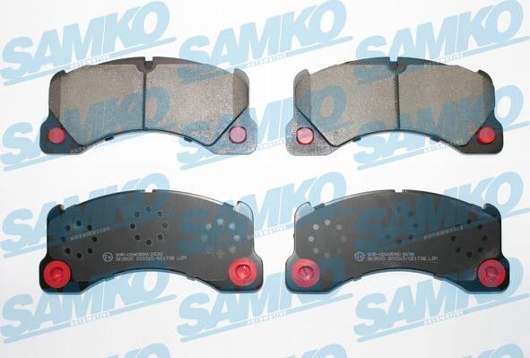 Samko 5SP1738 - Kit de plaquettes de frein, frein à disque cwaw.fr