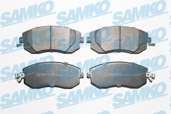 Samko 5SP1729 - Kit de plaquettes de frein, frein à disque cwaw.fr