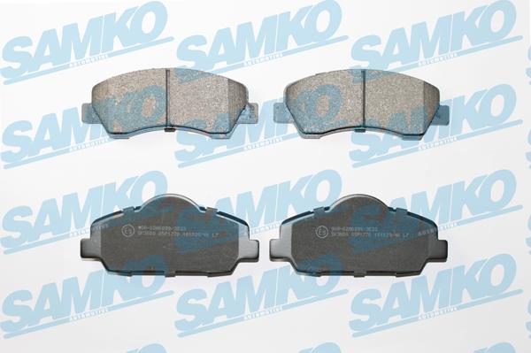 Samko 5SP1770 - Kit de plaquettes de frein, frein à disque cwaw.fr