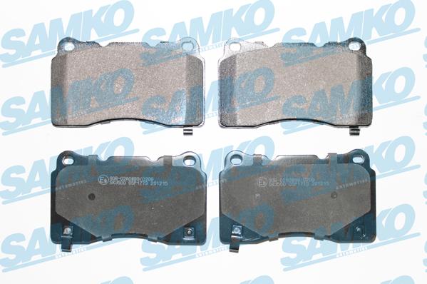 Samko 5SP1773 - Kit de plaquettes de frein, frein à disque cwaw.fr