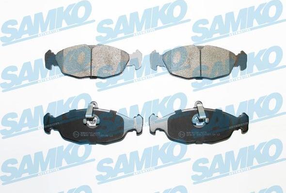 Samko 5SP895 - Kit de plaquettes de frein, frein à disque cwaw.fr