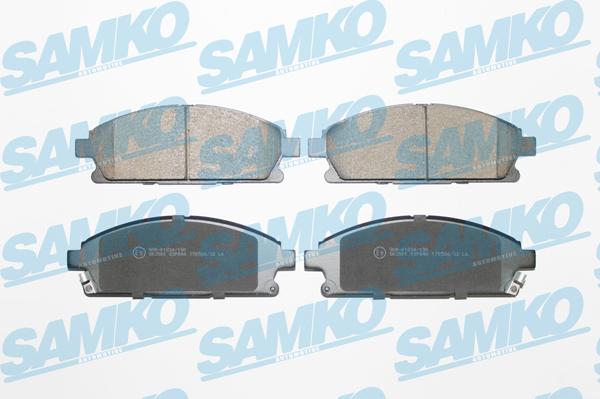 Samko 5SP846 - Kit de plaquettes de frein, frein à disque cwaw.fr