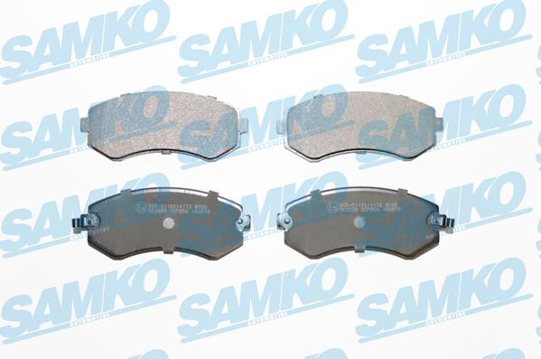 Samko 5SP856 - Kit de plaquettes de frein, frein à disque cwaw.fr