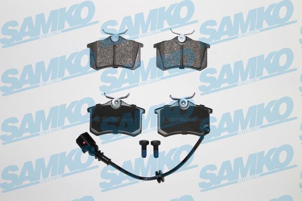 Samko 5SP853 - Kit de plaquettes de frein, frein à disque cwaw.fr