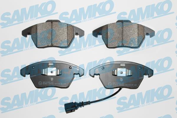 Samko 5SP866 - Kit de plaquettes de frein, frein à disque cwaw.fr