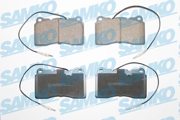 Samko 5SP863 - Kit de plaquettes de frein, frein à disque cwaw.fr