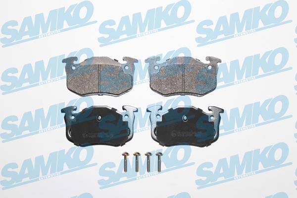 Samko 5SP801 - Kit de plaquettes de frein, frein à disque cwaw.fr