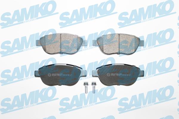 Samko 5SP807 - Kit de plaquettes de frein, frein à disque cwaw.fr