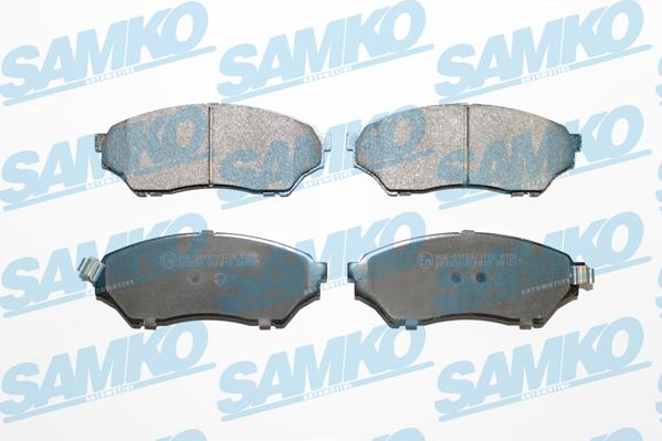 Samko 5SP819 - Kit de plaquettes de frein, frein à disque cwaw.fr