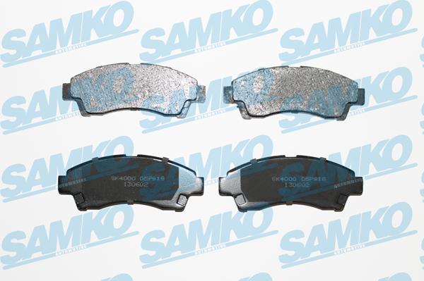 Samko 5SP818 - Kit de plaquettes de frein, frein à disque cwaw.fr