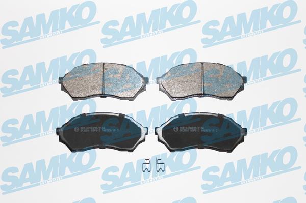 Samko 5SP813 - Kit de plaquettes de frein, frein à disque cwaw.fr