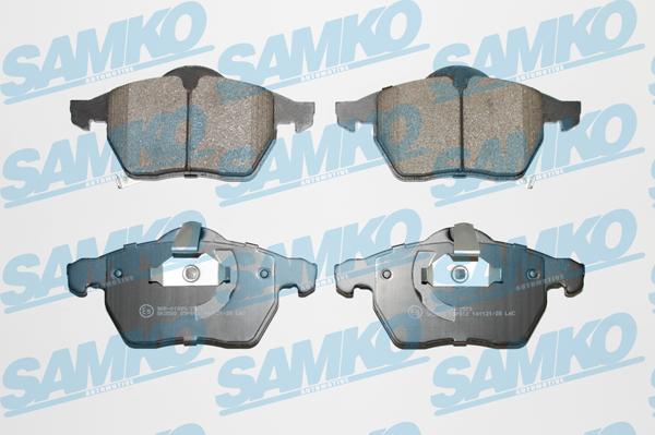 Samko 5SP812 - Kit de plaquettes de frein, frein à disque cwaw.fr