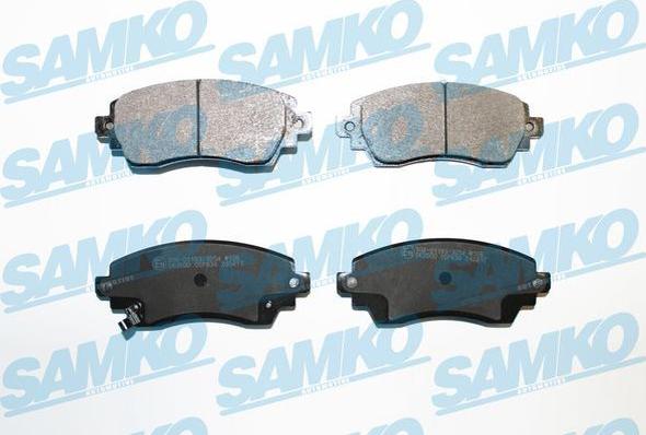 Samko 5SP834 - Kit de plaquettes de frein, frein à disque cwaw.fr