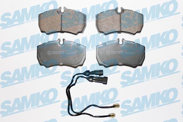 Samko 5SP830A - Kit de plaquettes de frein, frein à disque cwaw.fr