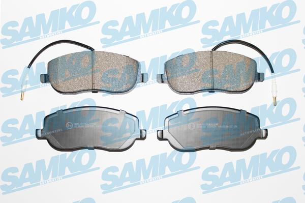 Samko 5SP831 - Kit de plaquettes de frein, frein à disque cwaw.fr