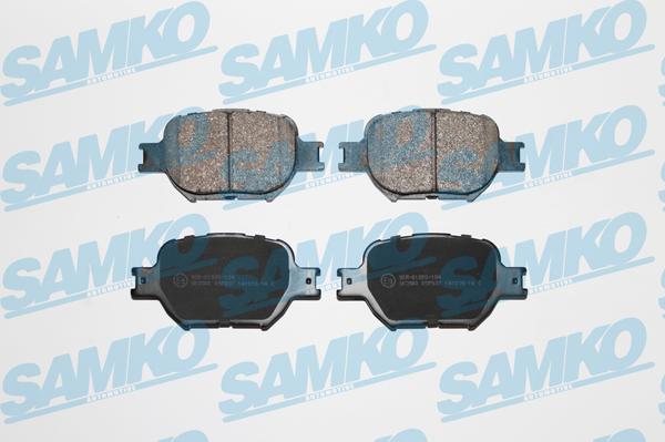 Samko 5SP837 - Kit de plaquettes de frein, frein à disque cwaw.fr