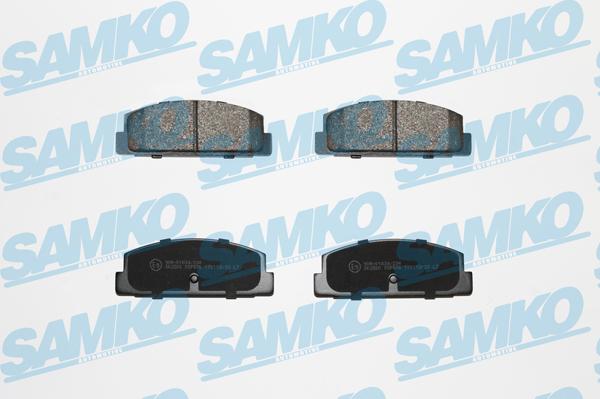 Samko 5SP876 - Kit de plaquettes de frein, frein à disque cwaw.fr