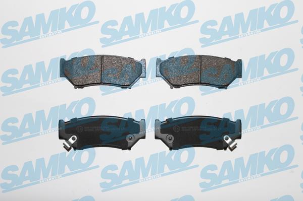 Samko 5SP396 - Kit de plaquettes de frein, frein à disque cwaw.fr