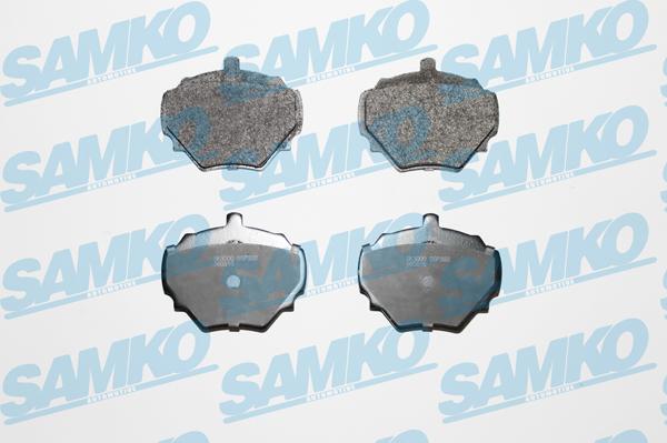 Samko 5SP392 - Kit de plaquettes de frein, frein à disque cwaw.fr