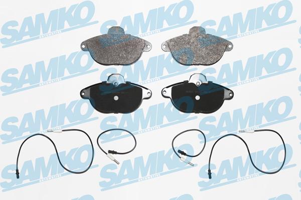 Samko 5SP345 - Kit de plaquettes de frein, frein à disque cwaw.fr