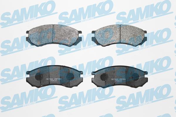 Samko 5SP354 - Kit de plaquettes de frein, frein à disque cwaw.fr